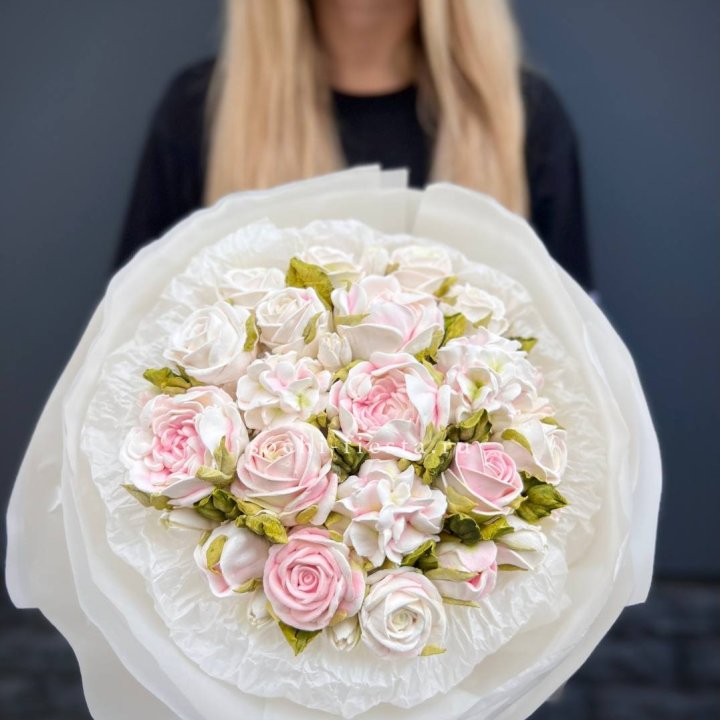 Сладкий букет из ЗЕФИРА нежный в Саратове